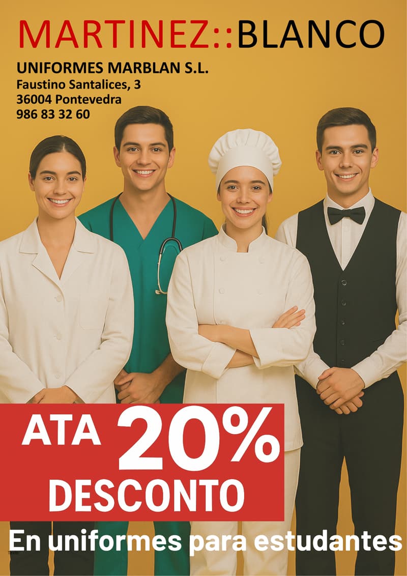 Nuestros descuentos en uniformes para estudiantes de FP y universidad
